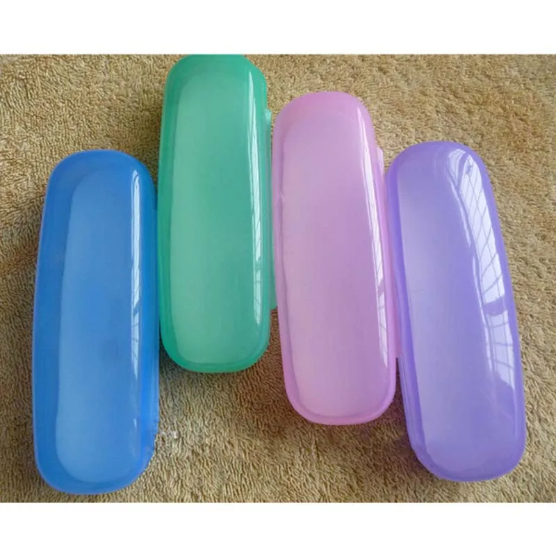 

Portable Storage Eyeglasses Sunglasses Hard Case Plain Glasses Holder Box New