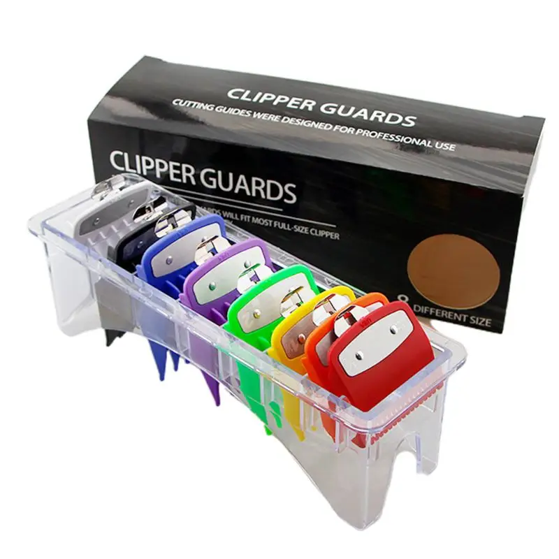 

8 Pcs/set Electric Clippers Caliper Limit Comb Oil Head Clipper Combs