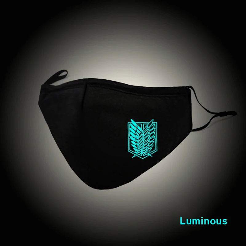 Аниме Токийский Гуль Fate Zero маска для лица модная крутая атака на Титанов