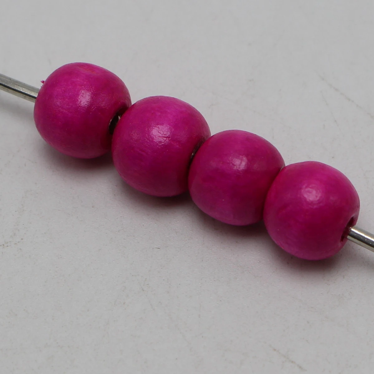 200 ярко розовые 10 мм круглые деревянные бусины ~ бусины|beads howlite|bead girlwood rosary beads |