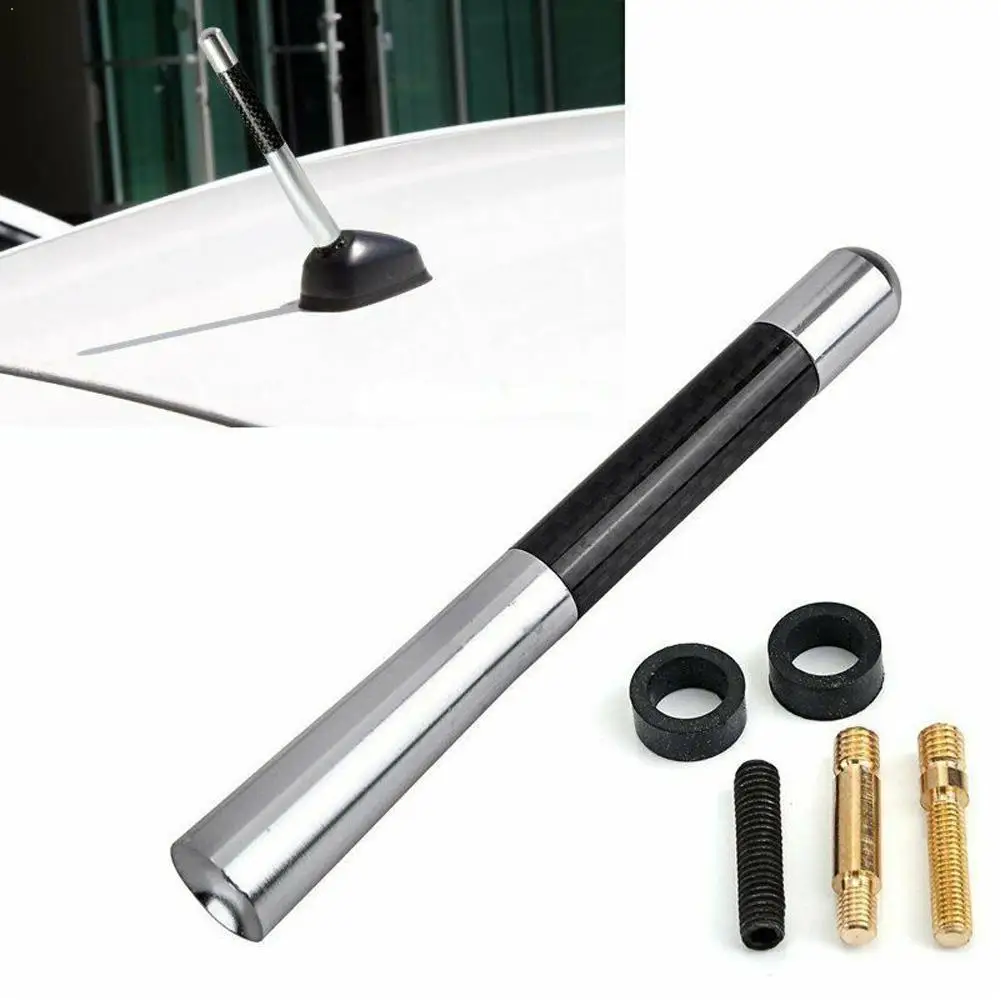 Универсальная алюминиевая короткая Автомобильная радиоантенна из углеродного