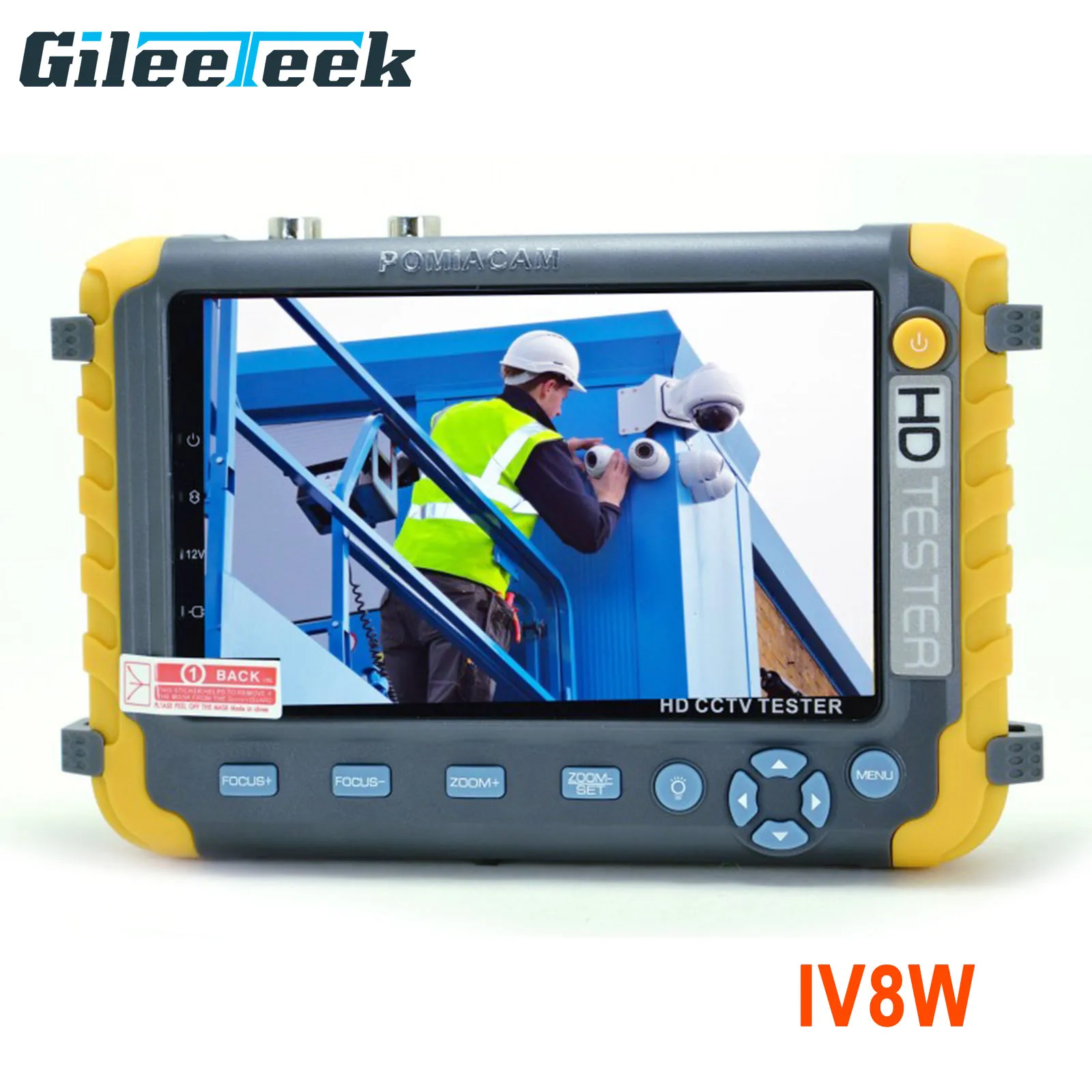 IV8W CCTV монитор 5MP AHD CVBS TVI 4MP CVI камера тестер все в одном Поддержка PTZ RS485 UTP кабель
