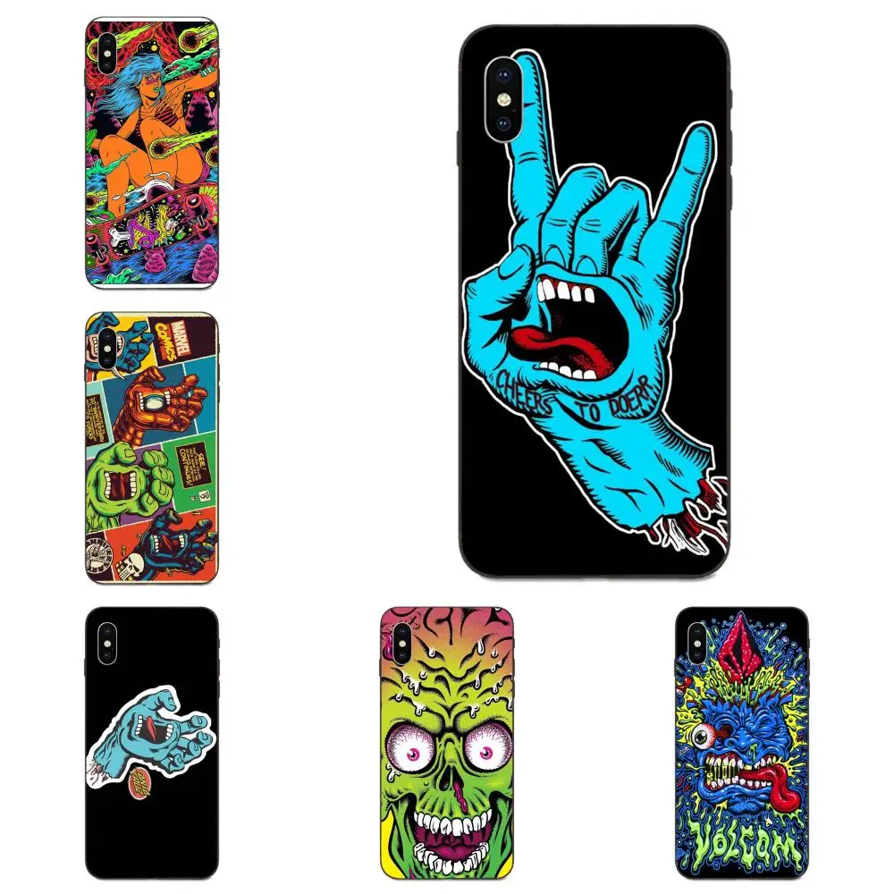 Роскошный модный чехол для телефона скейтборд Санта-Круз Apple iPhone 11 X XS Max XR Pro 4 6 6S 7 8