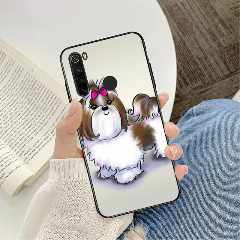TOPLBPCS мультфильм Shih Tzu собака чехол для телефона Redmi K20 4X GO 6pro 7 7A 6 6A 8 5plus note 9 pro Capa |