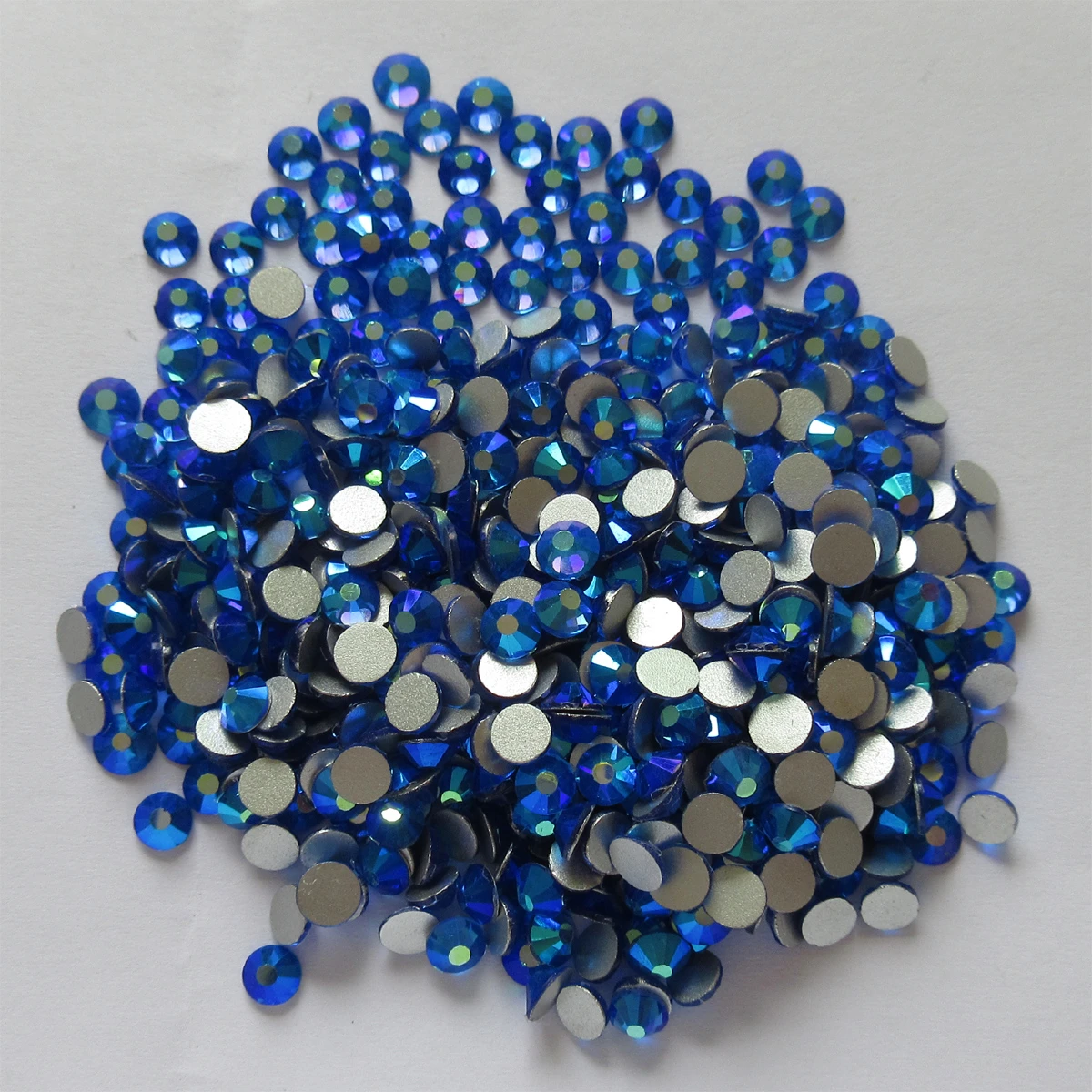 Кристалл AB без горячей фиксации Стразы/плоский задний клей на драгоценных камнях