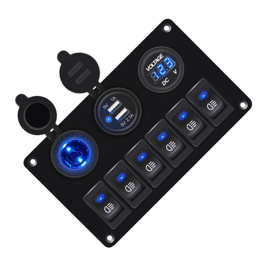 

1pc Creative Switch Panel Pretty Switch Circuit Breaker Durable Circuit Breaker