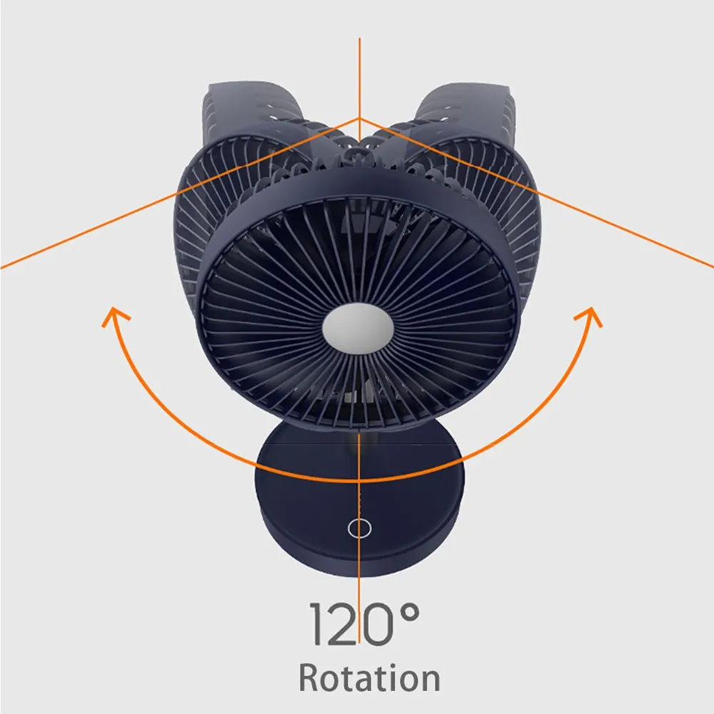 

2021New Rechargeable Desk Fan Portable Ultra-quiet Creative Electric USB Fans Silent Mini Desktop Ventilador Fan For Home