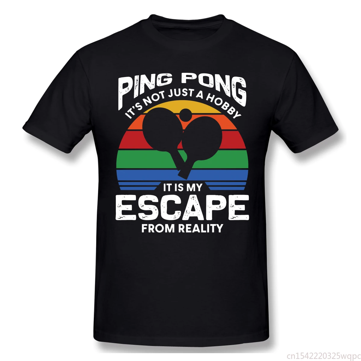 

Ping Pong Is My Escape From Reality T Shirt Oversized Short Sleeve T-shirt