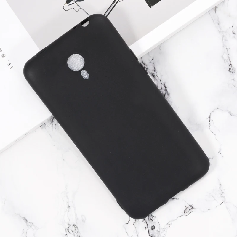 Для Meizu M1 Note гелевый Пудинг силиконовый защитный чехол для телефона для Meizu M1 Note Мягкий ТПУ чехол - Цвет: Black