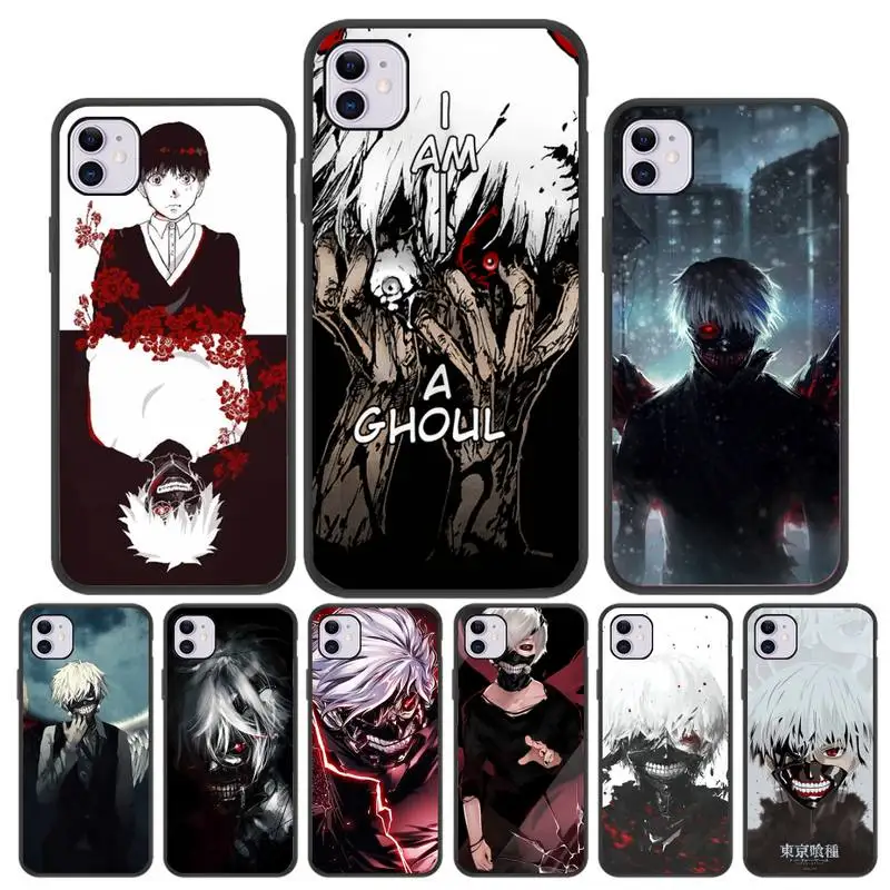 

Tokyo Ghoul Trendy Anime Kaneki Ken Phone Case For Iphone 5 SE 2020 6 6s 7 8 plus X Xr XS 11 12 Mini Pro Max Fundas Cover