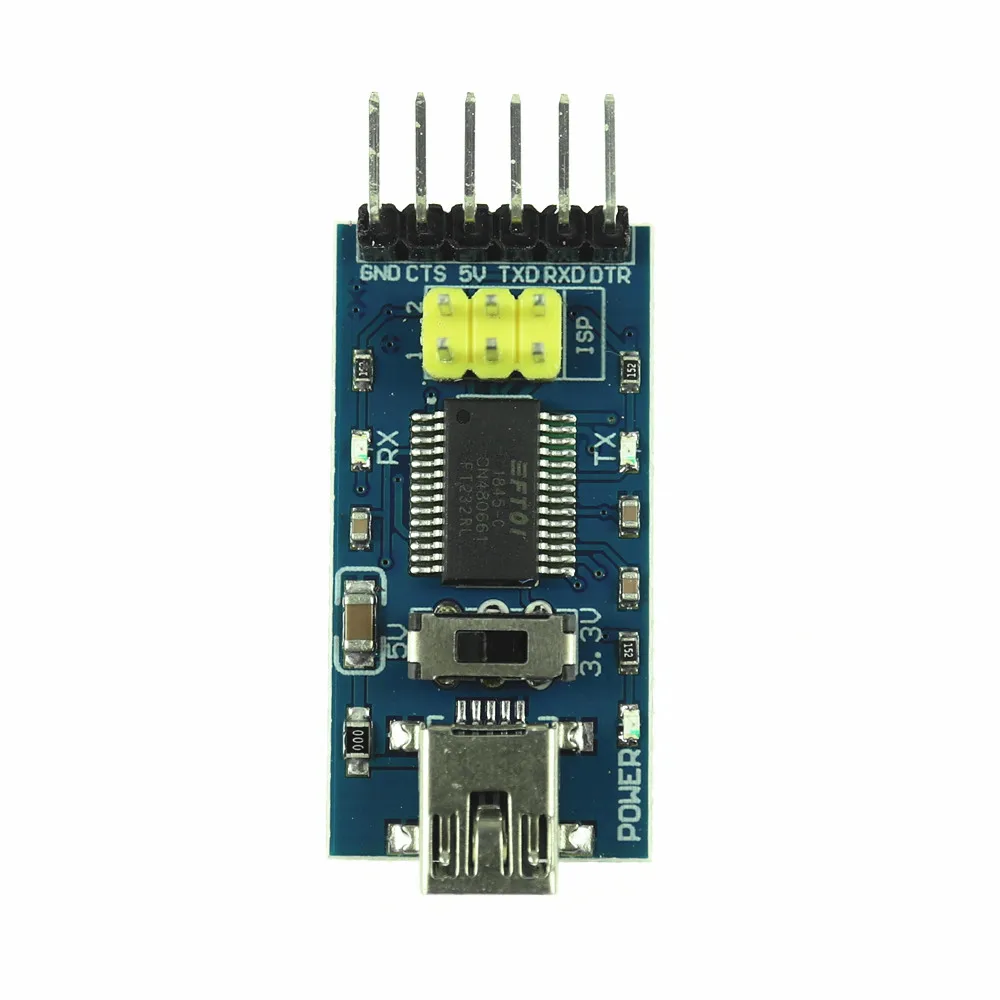1 шт. Базовая плата преобразователя для arduino FTDI FT232RL USB в TTL последовательный