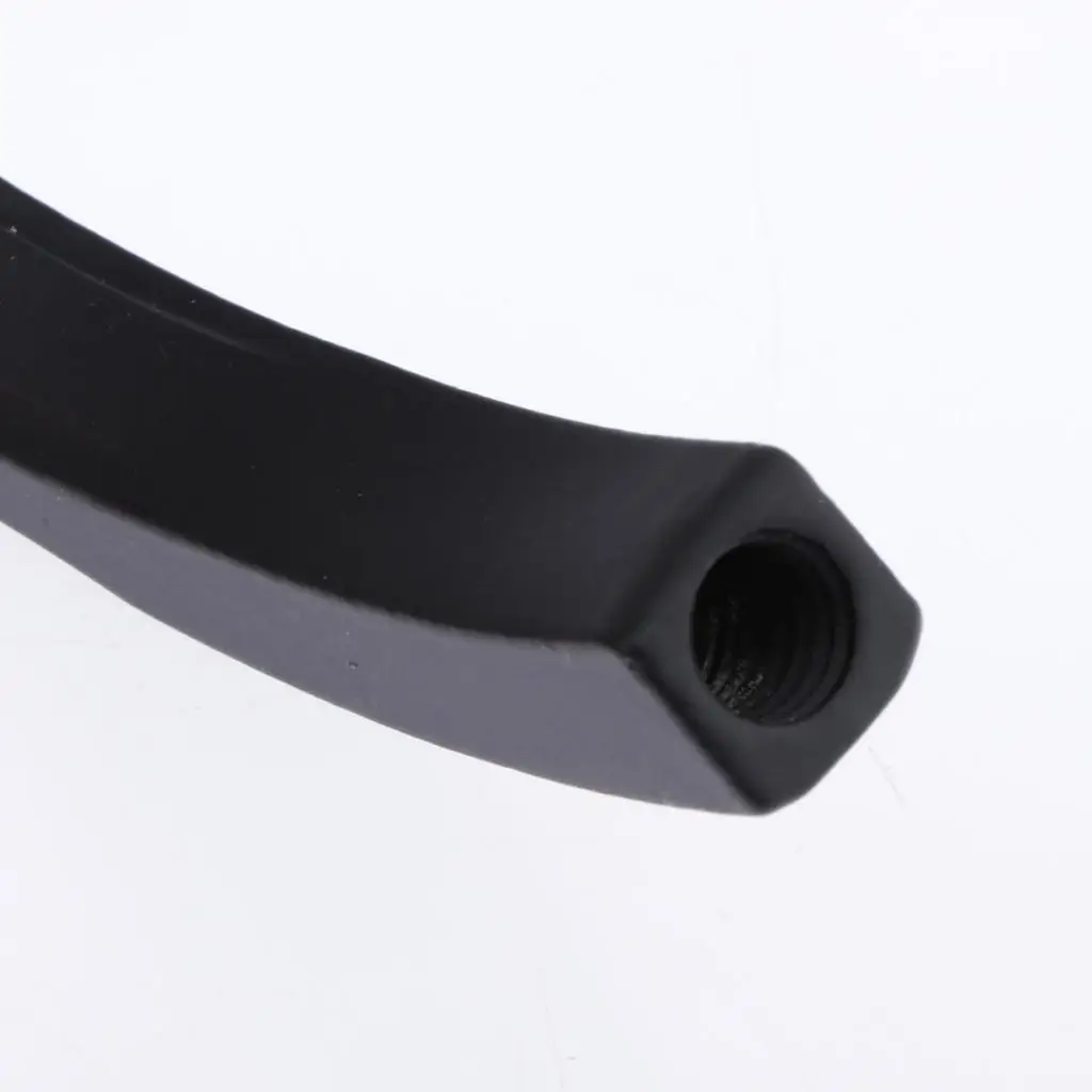 

8mm/10mm Rectangle Motorcycle Rear View Side Mirrors for Cruiser Chopper Universal, Black