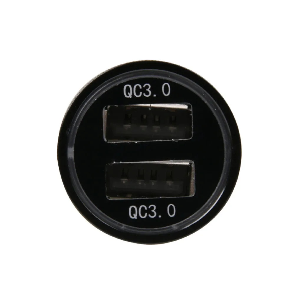 

12V Universal 2 In 1 Car Charger Mobile Phone Lighter Plug Fast Car Charger For iPhone 11 Pro Max 6 7 8 Plus Xiaomi Huawei