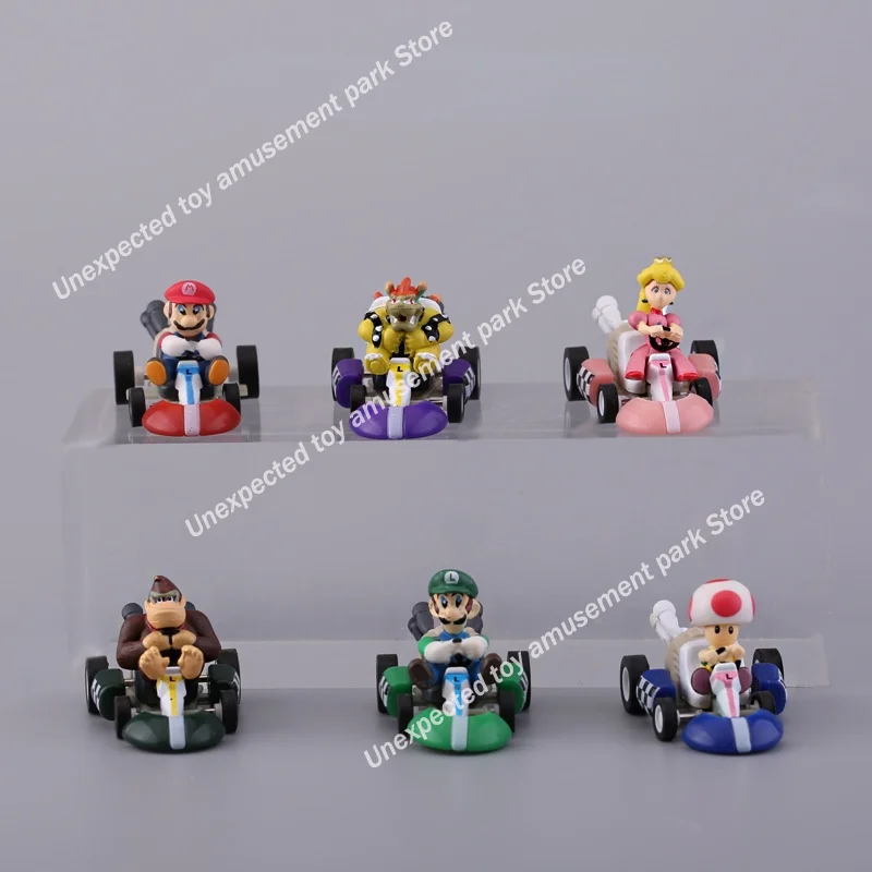 

Mario Kart Peripheral Model 6pcs Mario Kart Decoration Decoration Birthday Cake Baking Toy Figurine Hand-made Toy Gift