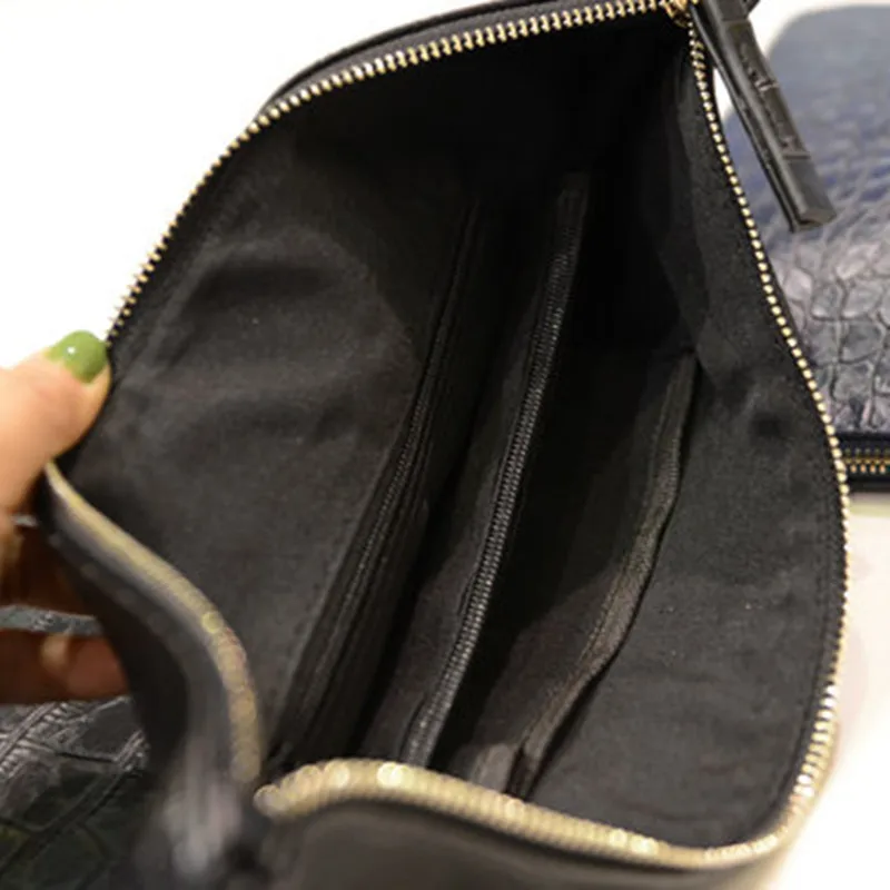 Новые клатчи на каждый день с узором крокодиловая кожа мужская и женская модная