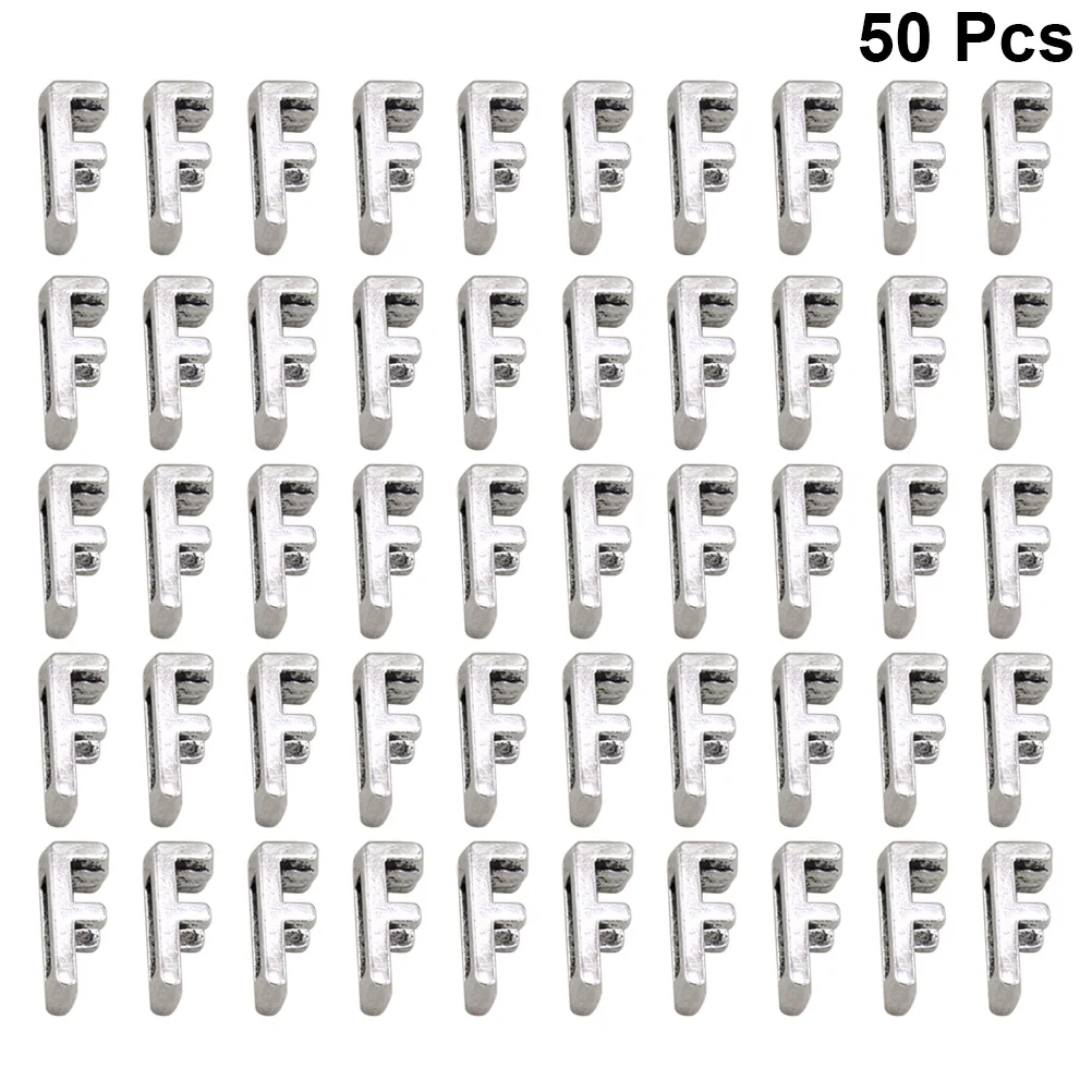 50 шт. подвески из сплава Модные английские буквы F DIY креативные украшения
