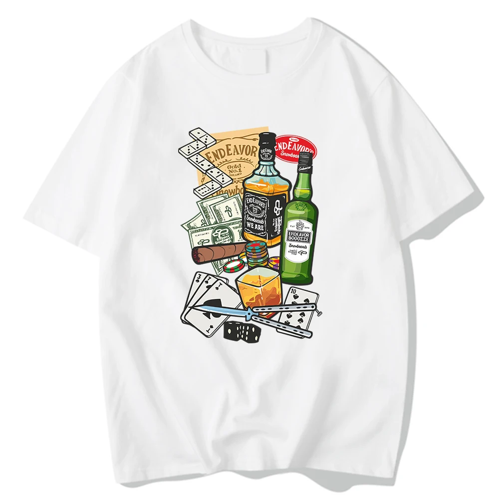 

Футболка мужская с принтом пива, покера, ножа, денег, аниме, Повседневная футболка, топ в стиле хип-хоп, весна-лето