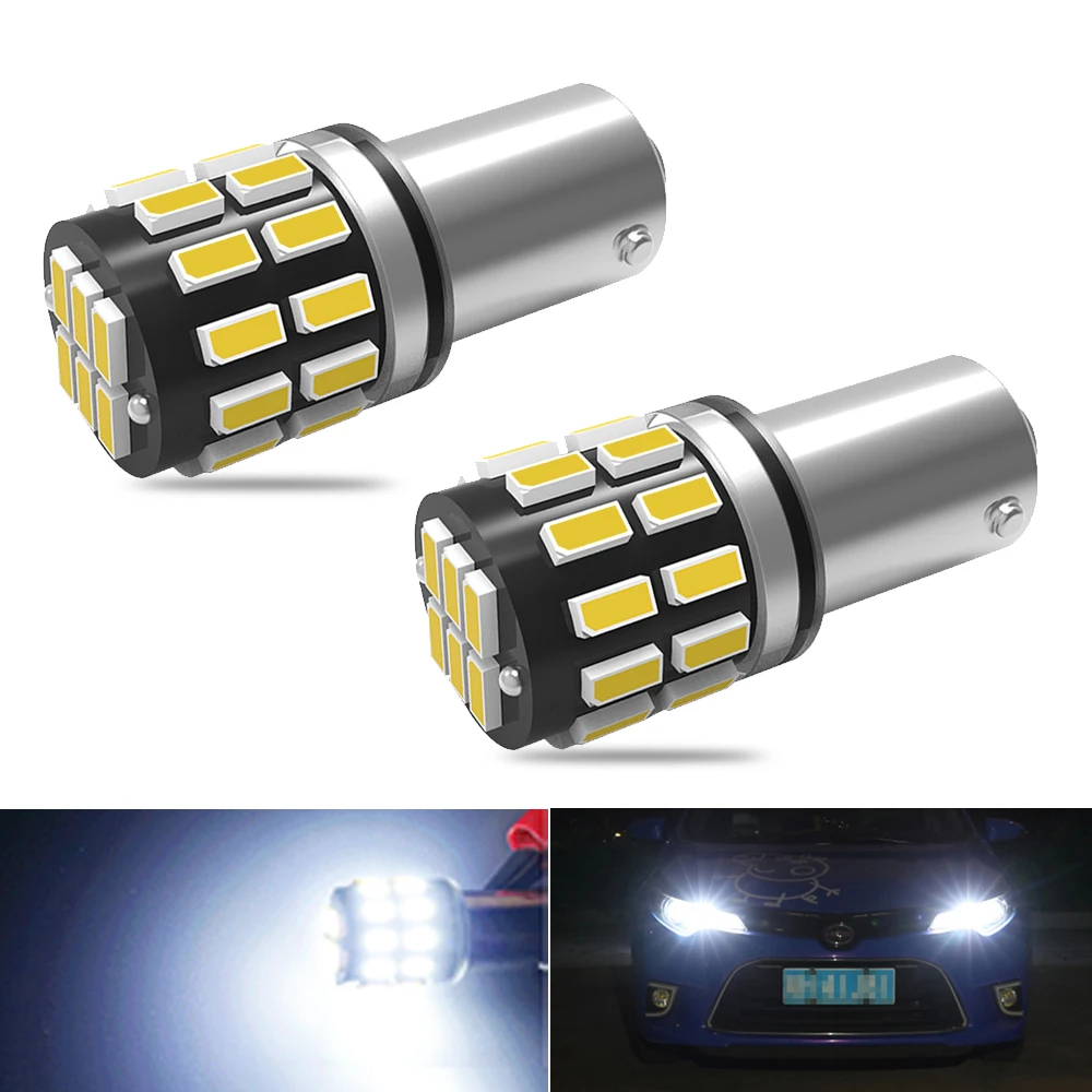 

2x BA9S LED Bulb T4W H6W Super Bright For Car Interior Light License Plate Door Reading Lamp Auto 6000K White 10SMD 3014 Chips