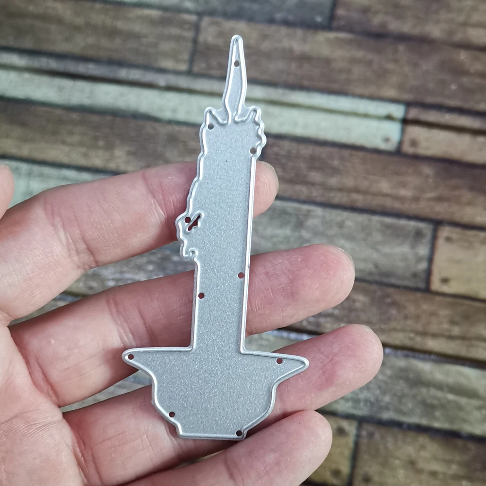 Свечи металлические трафареты для пресс формы DIY альбом скрапбукинга бумага