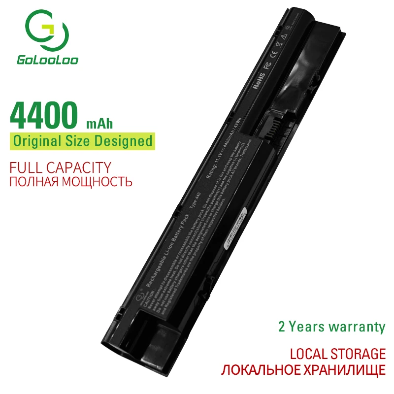 Golooloo 6 ячеек Аккумулятор для ноутбука Hp ProBook 440 450 445 455 470 G0 G1 FP06 FP06XL FP09 H6L26AA H6L26UT H6L27AA HSTNN-IB4J