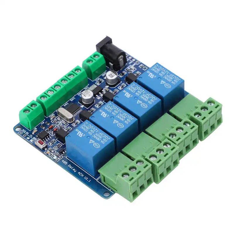 DC 12V 4-канальный Релейный Модуль датчика Высокая точность переключатель Вход для