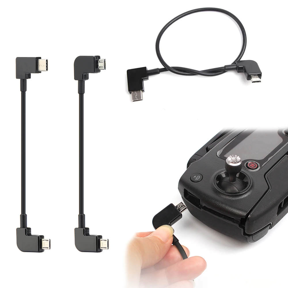 Кабель для передачи данных DJI Spark/MAVIC Pro/Mavic 2 Air/Mini Control Micro USB-кабель типа C IPhone Xiaomi