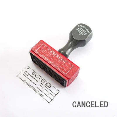 CANCELED Ретро-деревянная ручка печать ERAL путешественника. По всему миру посылка. В античном стиле ограниченная буква Title Border Notepad Seal - Цвет: CANCELED