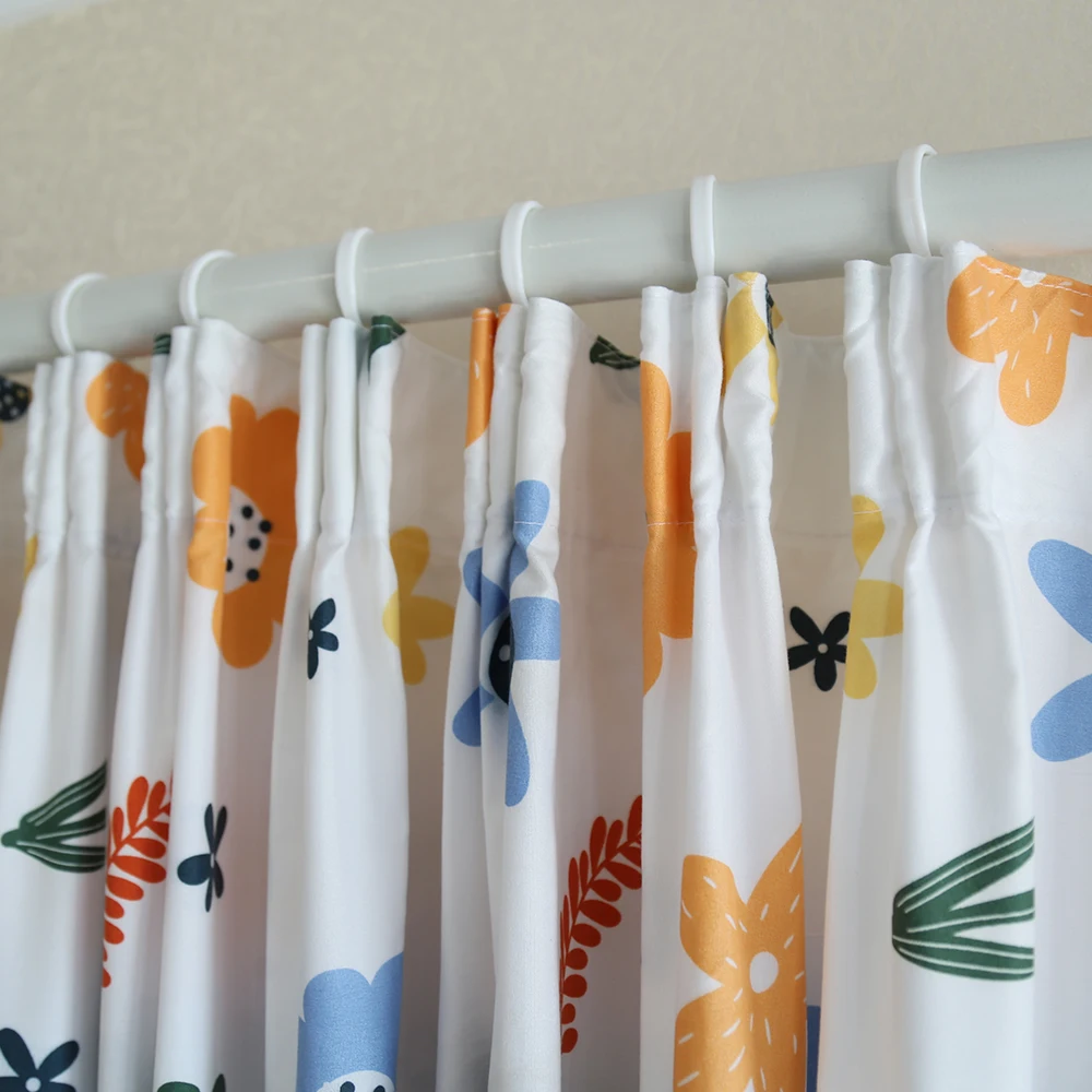 Curtain finished product hook type special price semi shading clearance treatment rental room small short curtain bedroom | Дом и сад