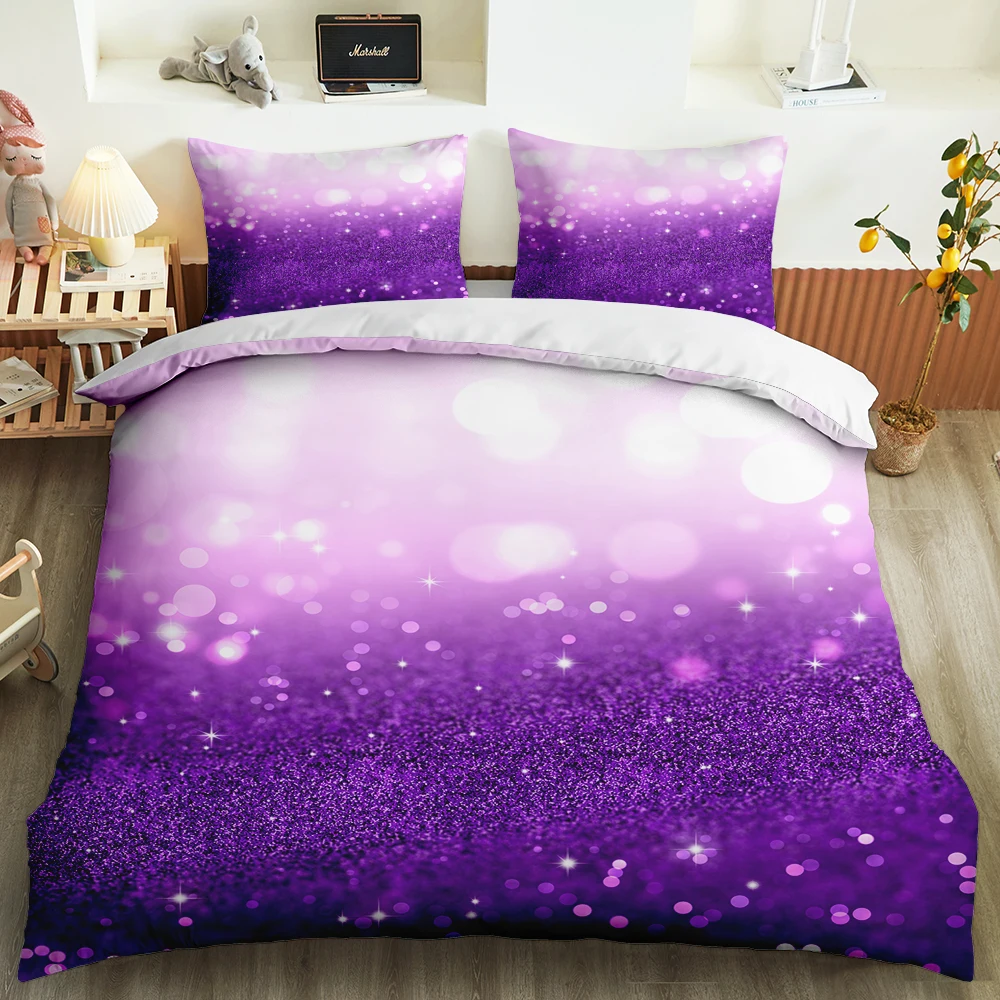 

Комплект постельного белья cean с разноцветными блестками и сыпучим песком, 2/3 шт., пододеяльник, наволочка, рисунок с жидкостью, шикарный комп...