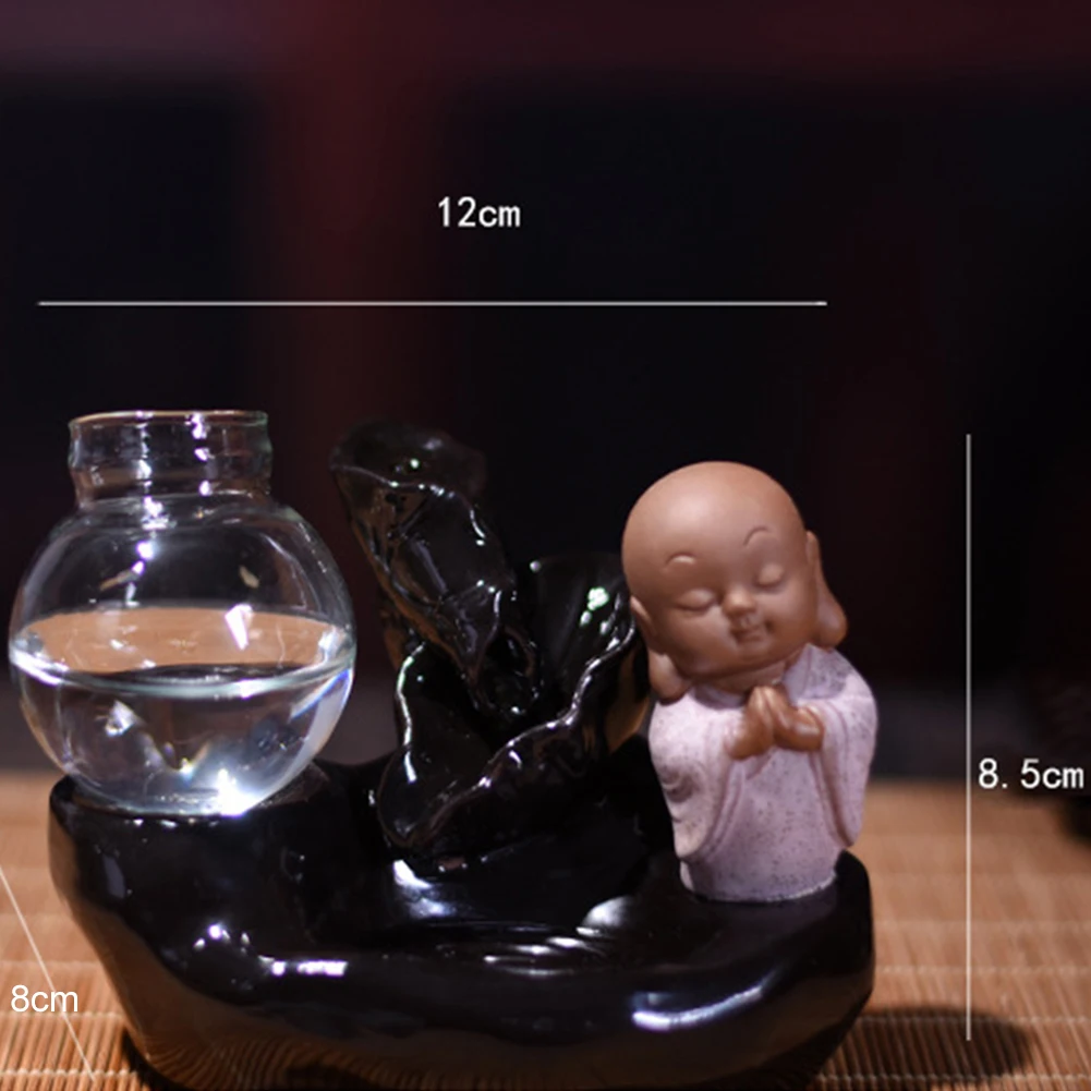 Форма листа лотоса дизайн благовоний конусы горелки обратного потока листьев