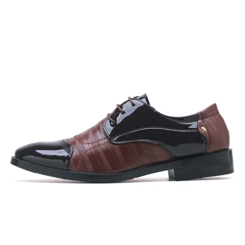 

New comfortable and breathable men's casual PU leather shoes
