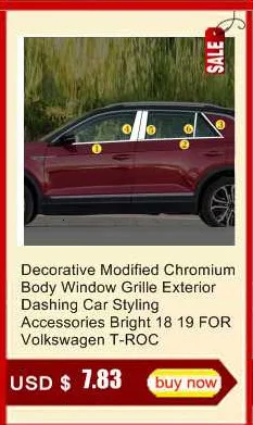Car Automobile Decorative Wing Mirror Rear Bumper Trunk Exterior Fashion Modification Mouldings Accessory 18 19 FOR Peugeot 301