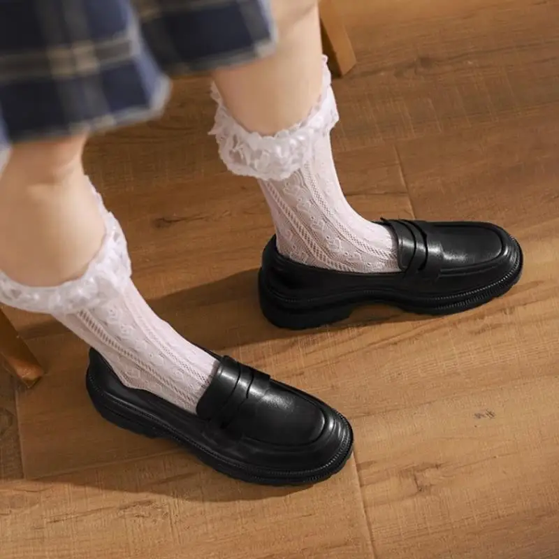 

KemeKiss Women Pumps Genuine Leather Square Toe Women Shoes Fashion Sweet Party Shoes Women Footwear Size 34-40