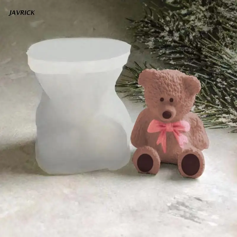 

DIY Bear Ice Cube Epoxy Resin Mold Aromatherapy Plaster Casting Silicone Mould