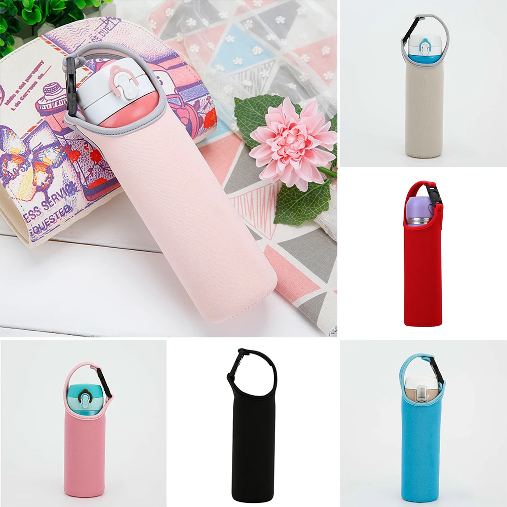 

Outdoor Portable Anti-scratch Insulation Cup Holder Drop-proof Anti-static Thick Diving Fabric Bottom With Vents WaterCup Holder
