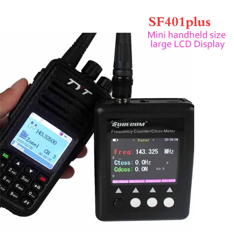 SURECOM измеритель частоты SF401plus SF 401 plus счетчик 27 МГц 3000 радиопортативный