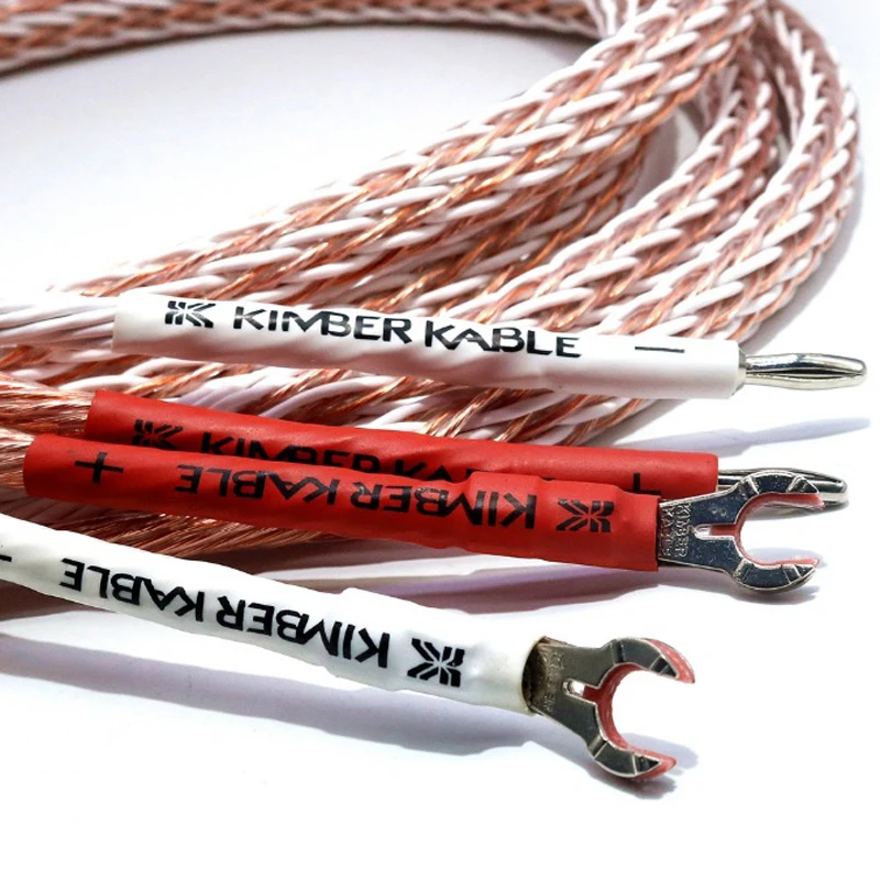 1 пара Hi fi аудио end посеребренный Y образный штекер типа лопатка к банану 12TC 24 ядра