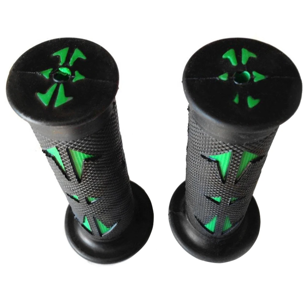 Universal 22mm 7/8&quot ATV Dirt Bike Hand Grips Handlebar For Honda Kawasaki Suzuki aftermarket free shipping motorcycle parts gray |