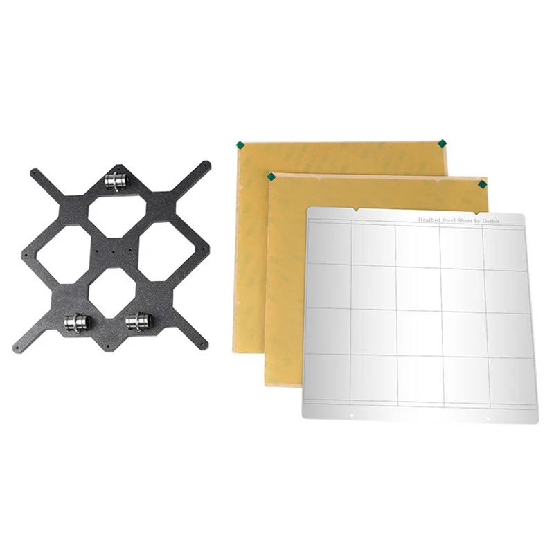 3D принтер MK52 Heatbed стальная пластина PEI Y Axis набор опорных пластин для Prusa I3 Mk3|Детали