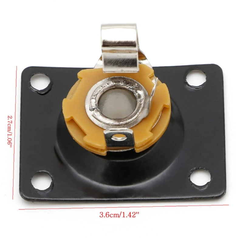 Прямоугольная пластина для гитары Gibson хромированная черная электрогитара на