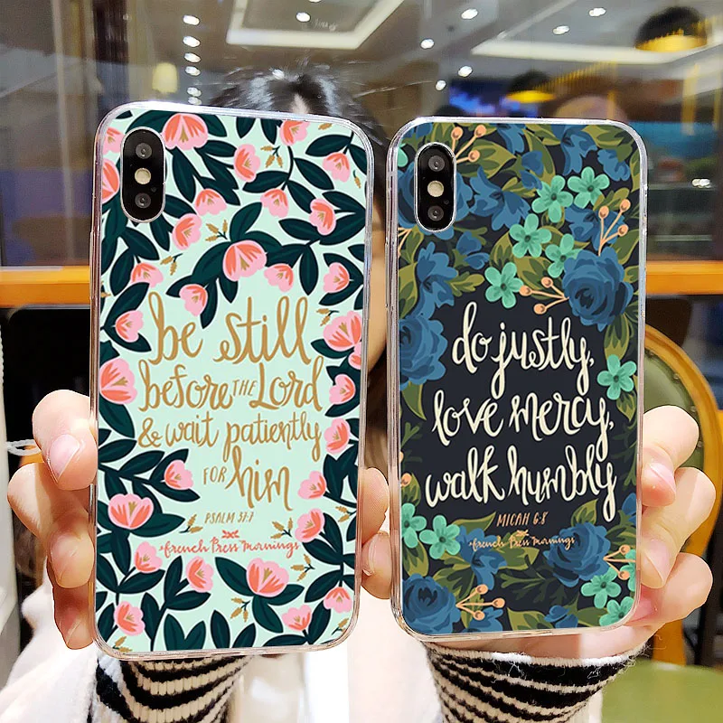 Yinuoda Bible verse Philippians Jesus Luxury Phone Cover for iPhone X XS MAX 6 6S 7 7plus 8 8Plus 5 5S XR 11 pro max | Мобильные