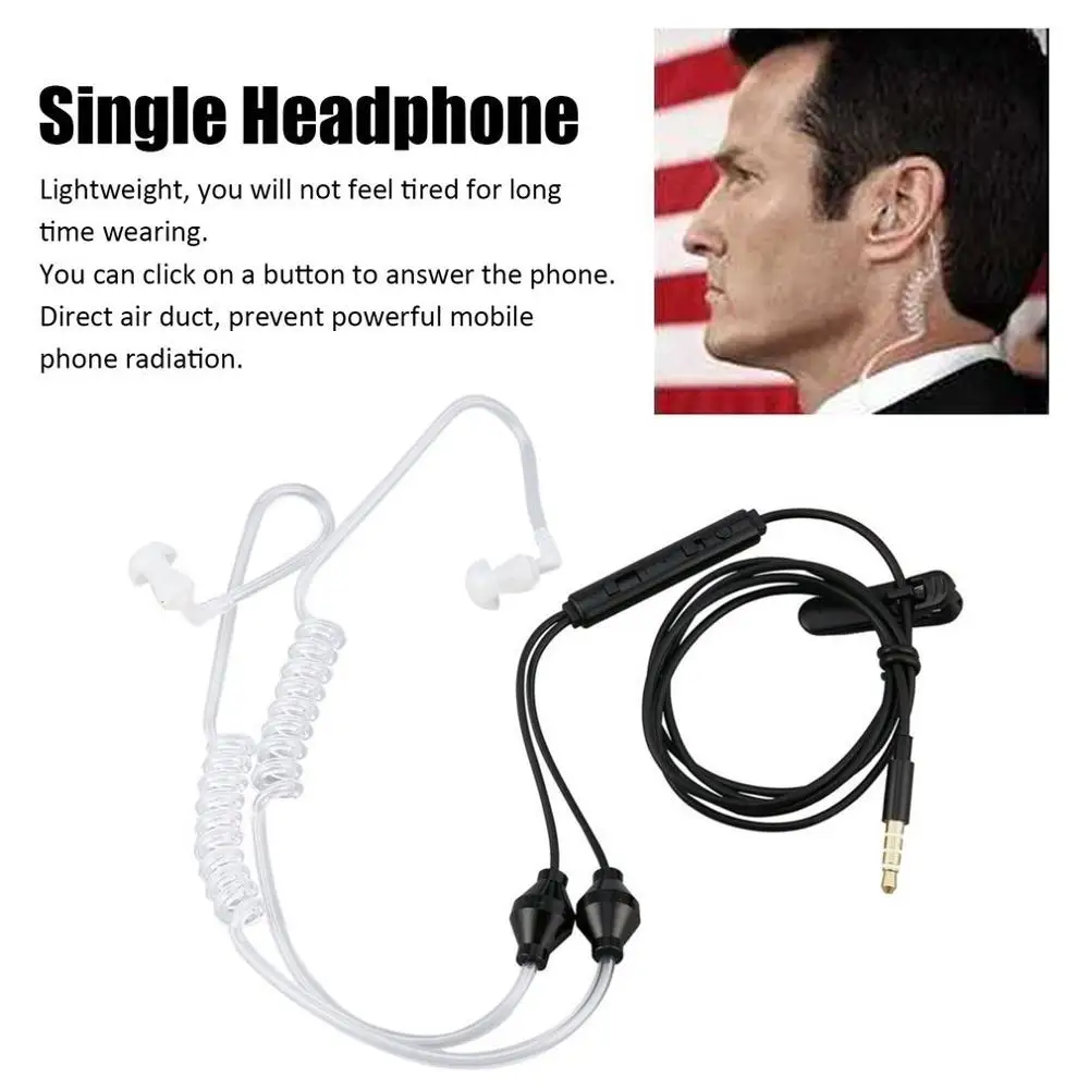 Профессиональные секретные службы воздушные трубки 3 5 мм анти излучения