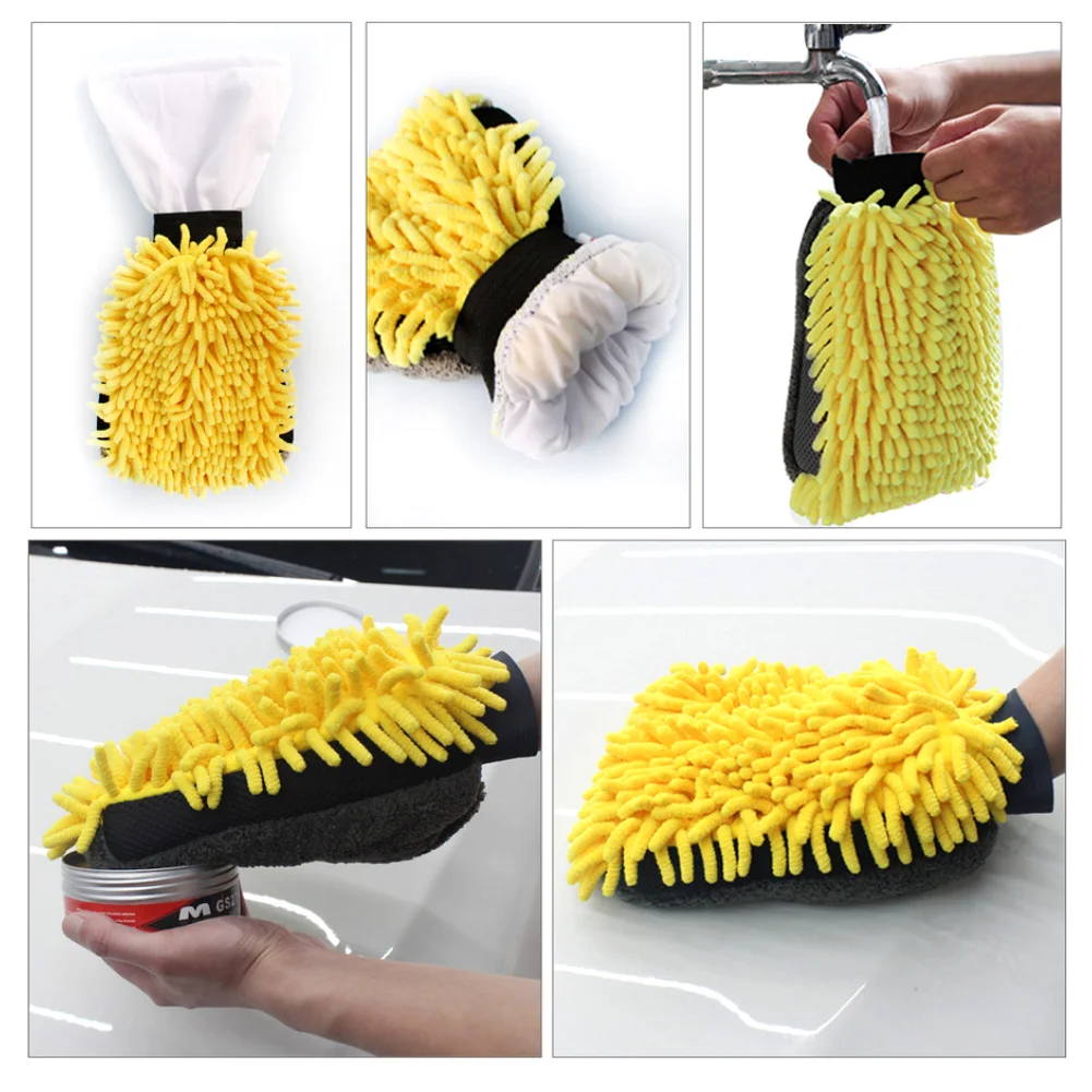 50% Лидер продаж! 1 шт. многоразовые мягкой микрофибры автомобильные моющая