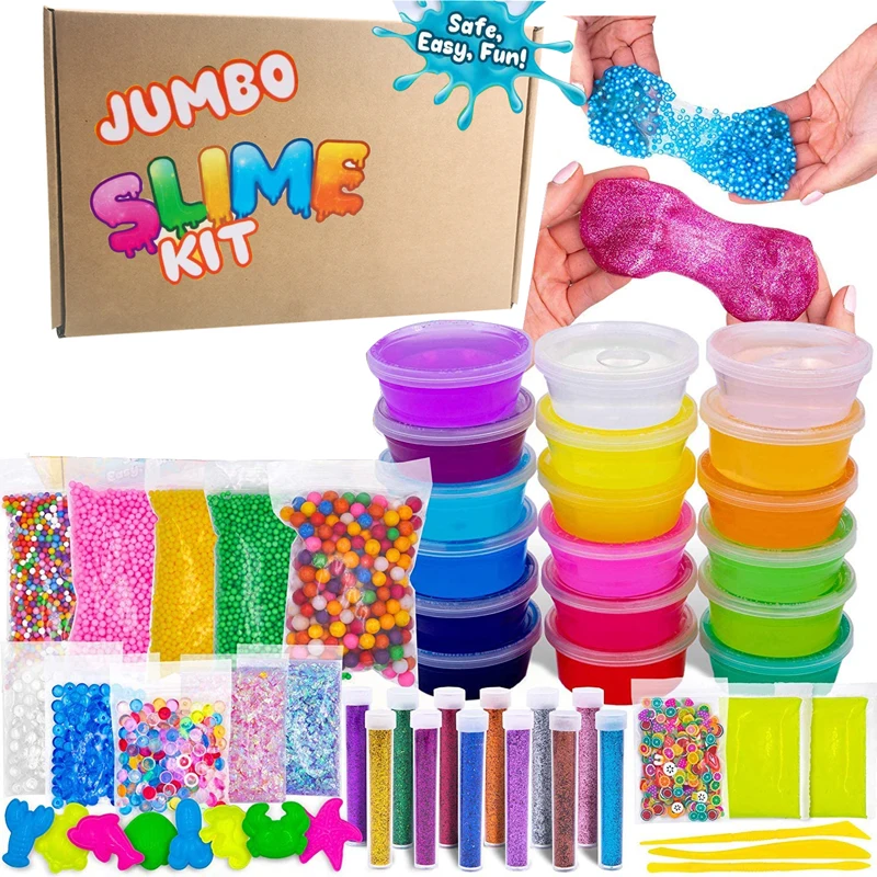 Лизун Kit Электронная игрушка для детей девочек и мальчиков светится в темноте лак