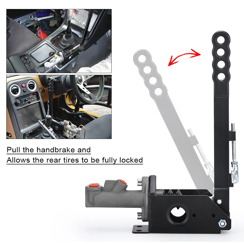 

Driving Aluminum Alloy Universal Hydraulic Handbrake Replacement Parts Brake System Drift Vertical Horizonal Handle Racing Car
