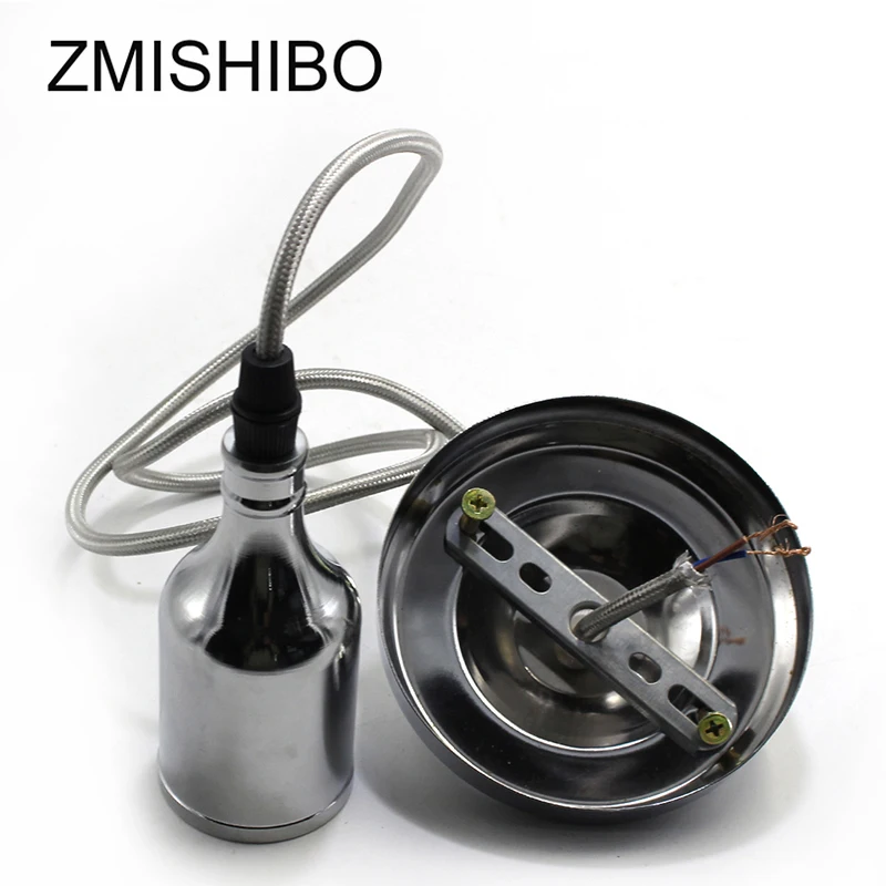 ZMISHIBO Роскошные хром цветные металлические подвесные светильники 110 220 В E27