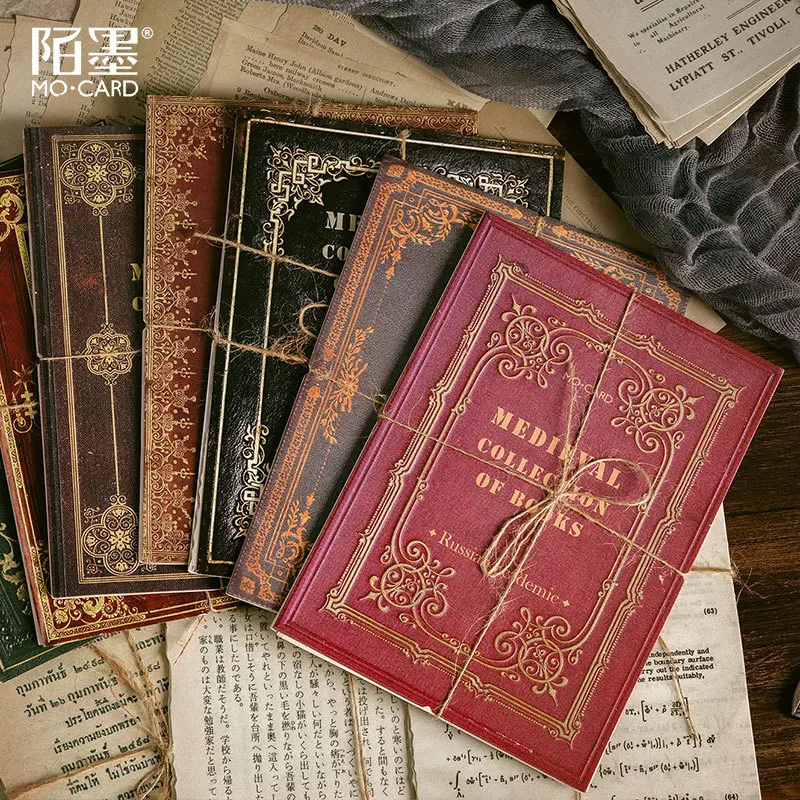 

10 стилей имитация книги страница материал бумага средневековая Коллекция Серия Ретро Письмо Скрапбукинг сообщение подложка бумага