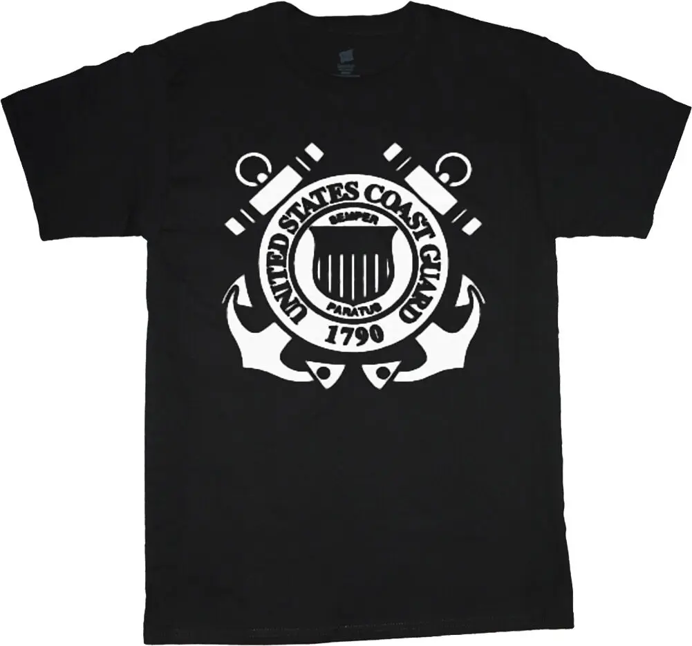 

Coast Guard tee shirt for men USCG apparel decal t-shirt design men's
