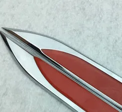 Наклейка на боковое крыло металлическая эмблема наклейка автомобиль 5 пар |