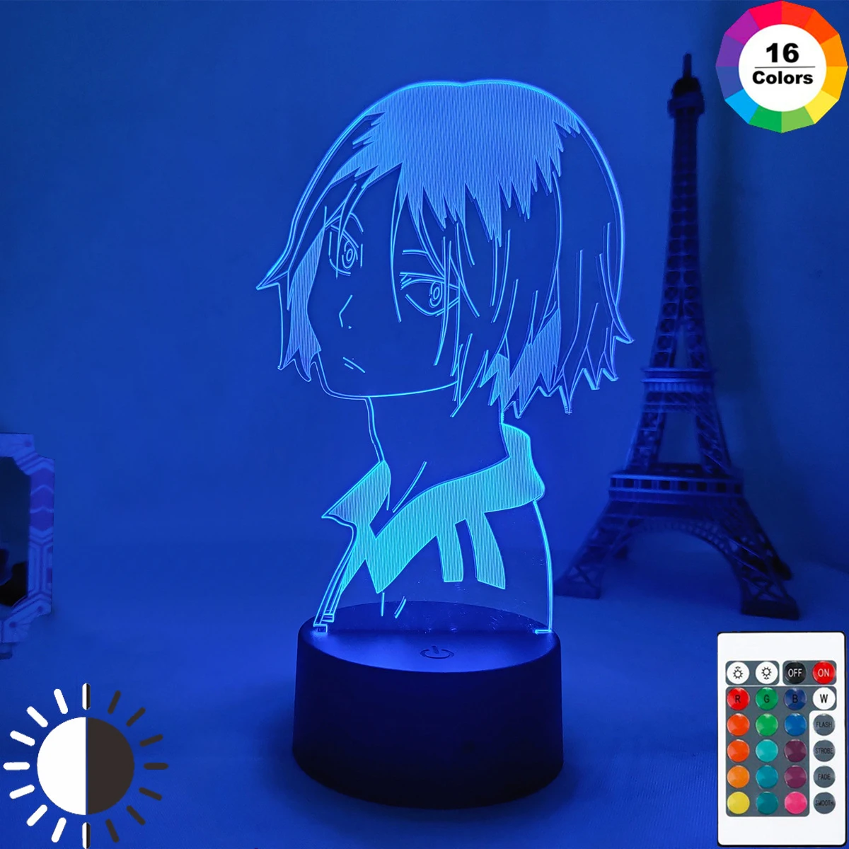 

LED Illusion Light 3D Acrylic Led Night Light Anime Character Shape Lamp with Remote Control Home Supplies SDF-SHIP